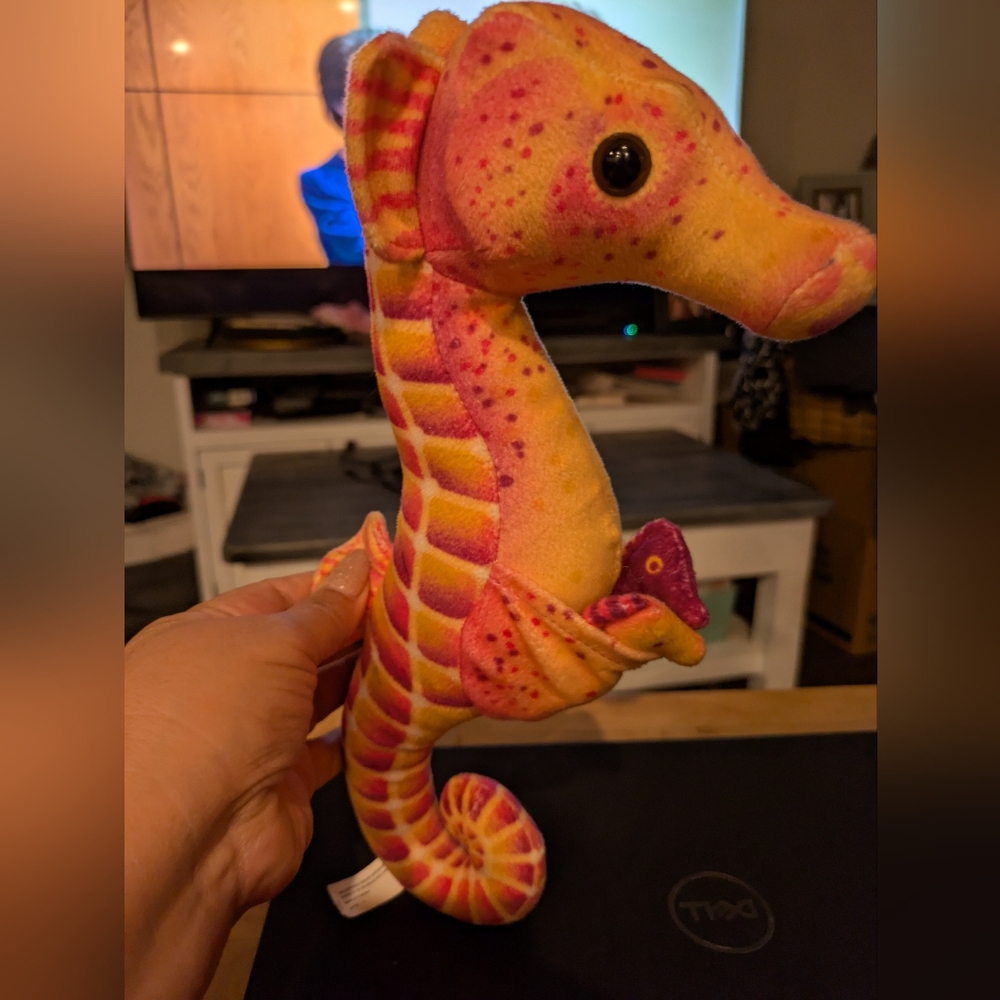 Wild Republic Seahorse Plush, Stuffed Animal, Plush Toy, Gifts for Kids,w/babies